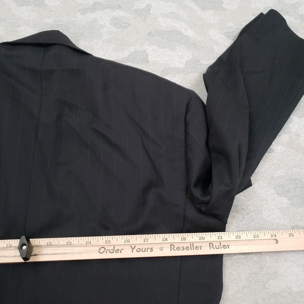 Vintage Burberry's Blazer Mens 40R Blue Super 100s Wool‎